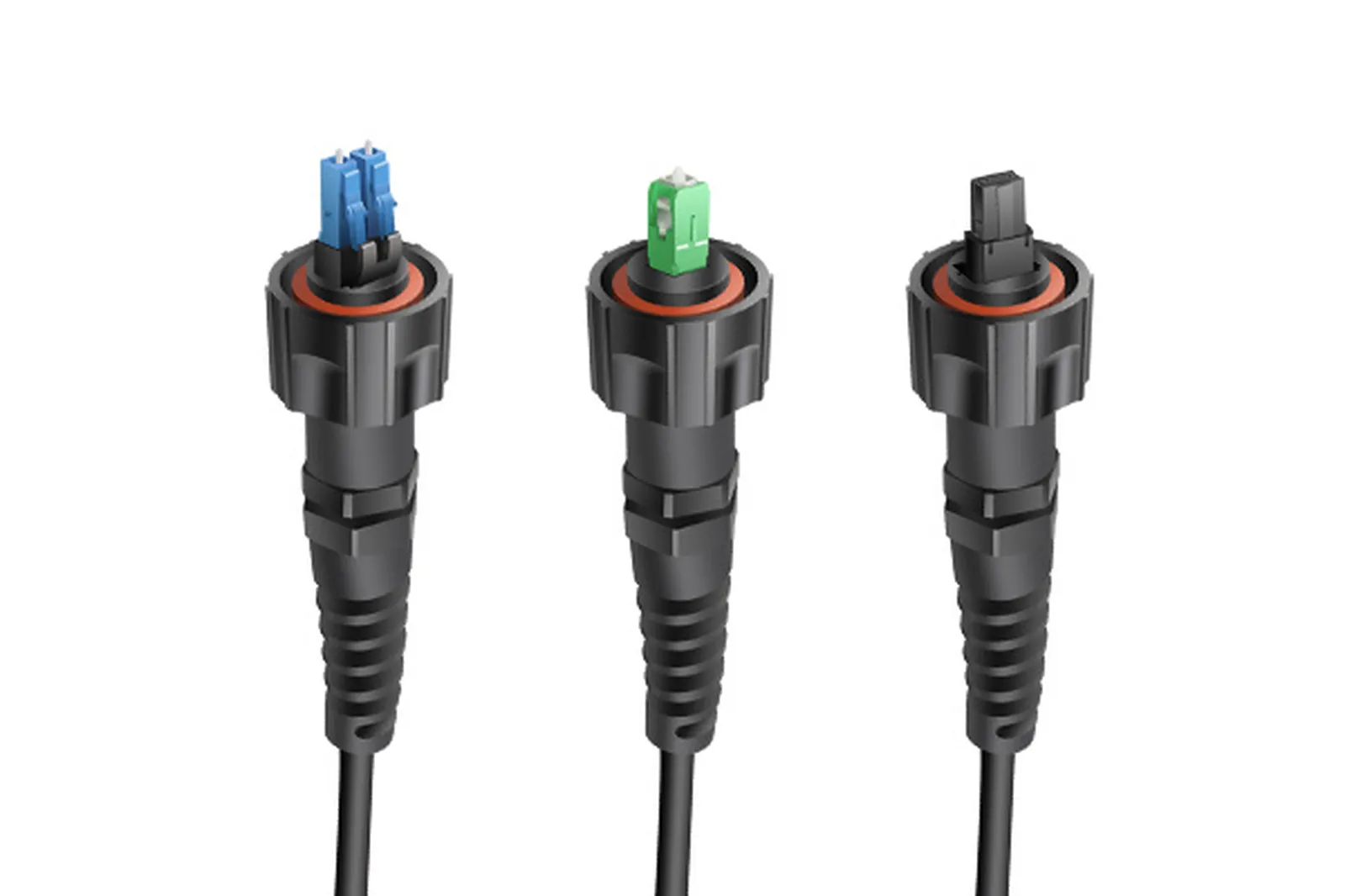 IP68 waterproof fiber optic connector for outdoor FTTA remote radio unit termination