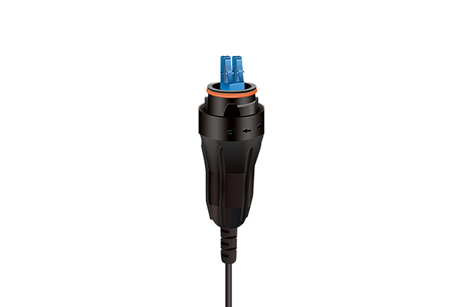 FULLX LC outdoor IP68 fiber optic connector with open bulkhead SFP access in metal hard housing