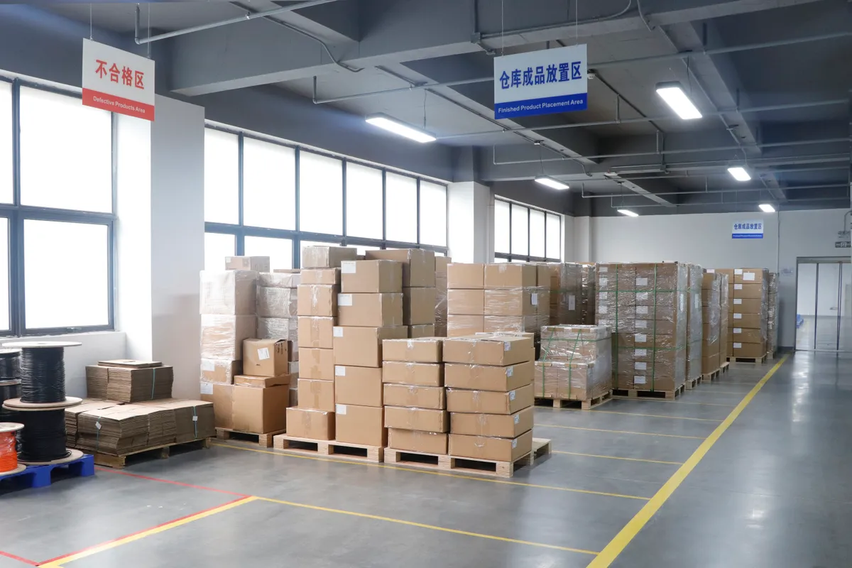 Finished-goods warehouse