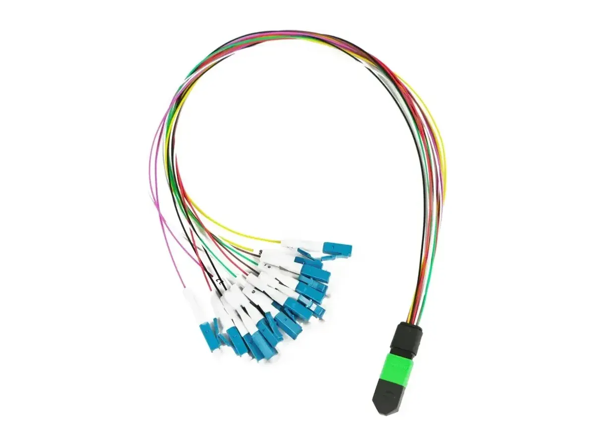 DYS MTP APC-to-LC 24-core 0.9mm fan-out patch cord