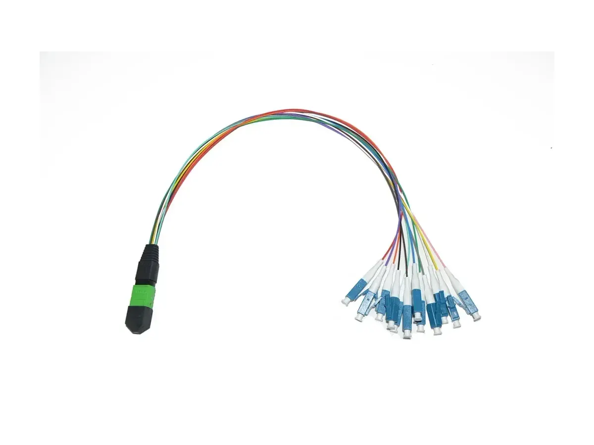 DYS MTP male APC-to-LC 12F fan-out patch cord