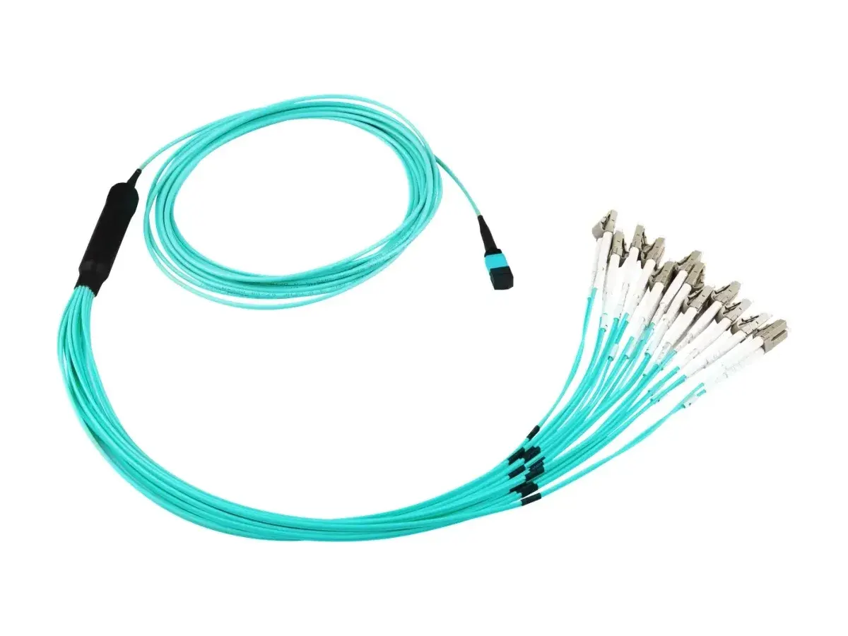 DYS MPO-to-LC 24F OM3 multimode harness cable
