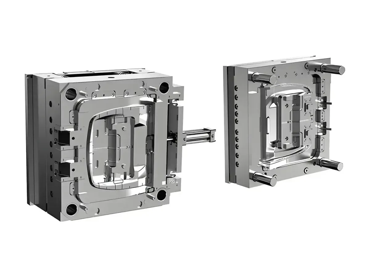 DYS precision mold core and cavity halves